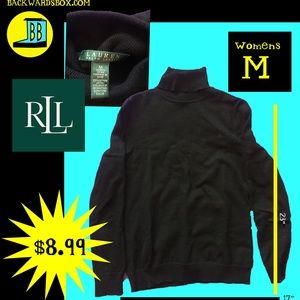 Lauren Ralph Lauren M women’s black turtle neck